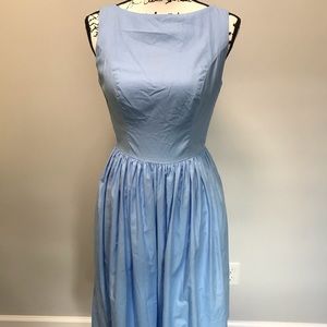 Hearts and Found Audrey Dress 1950s Light Blue
